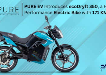 Pure EV launches ecoDryft 350 electric bike with 171 km range