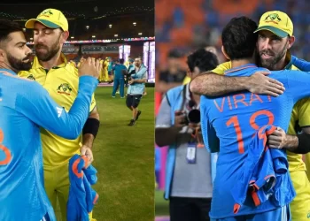 Virat Kohli Gifts Jersey to Glenn Maxwell Post World Cup Final