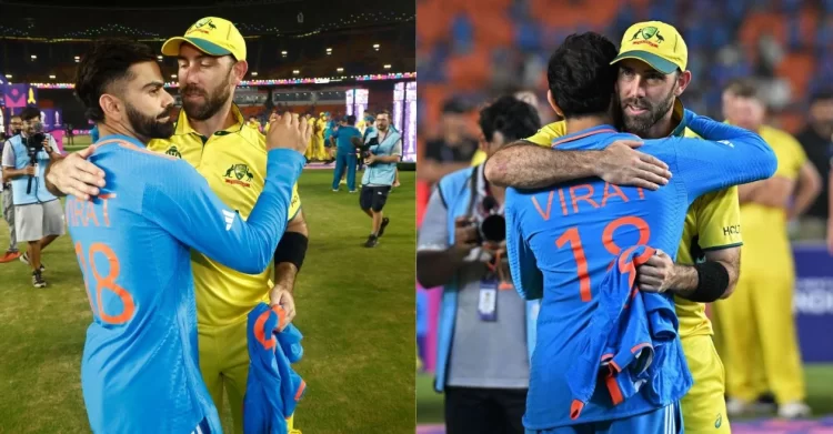 Virat Kohli Gifts Jersey to Glenn Maxwell Post World Cup Final