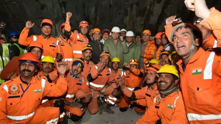 All 41 Workers Rescued From Tunnel After 17-Day Ordeal