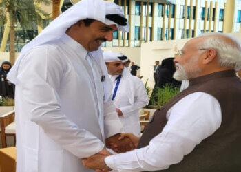 PM Modi meets Qatar's ruler in Dubai, discusses well-being of Indian community