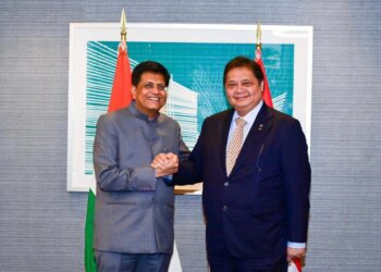 Union Minister of Commerce and Industry Shri Piyush Goyal holds bilateral meeting with Minister for Trade of New Zealand Hon. Todd McClay
