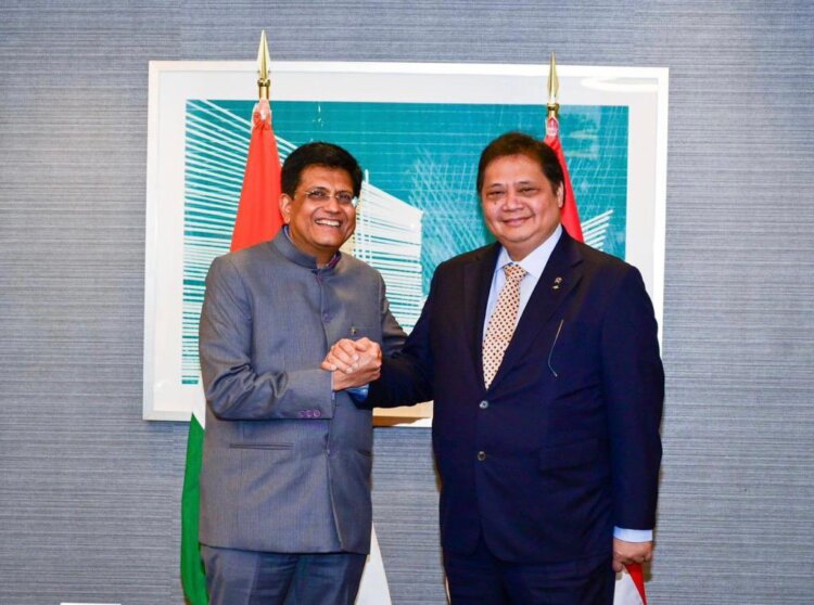 Union Minister of Commerce and Industry Shri Piyush Goyal holds bilateral meeting with Minister for Trade of New Zealand Hon. Todd McClay