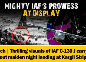 Watch: In a first, IAF Super Hercules transport jet makes night landing at Kargil