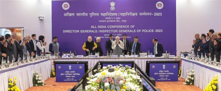 PM attends All India Conference of Director Generals/ Inspector Generals of Police