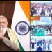 Prime Minister Shri Narendra Modi interacts with beneficiaries of the Viksit Bharat Sankalp Yatra via video conferencing today
