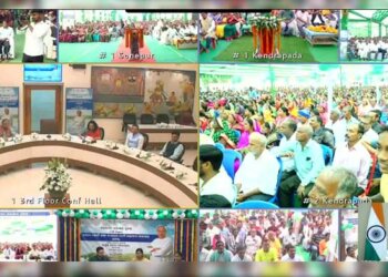 CM Naveen Lays Foundation Of 19 Instream Storage Structures In 13 Districts