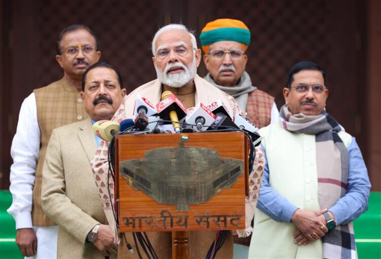 PM addresses media before the Parliament session