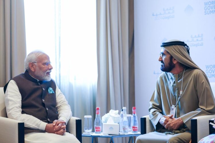 PM Modi holds bilateral meetings with UAE counterpart