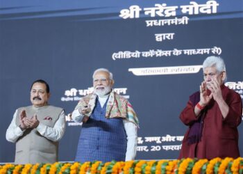 PM inaugurates, dedicates to nation and lays foundation stone for multiple development projects worth over Rs 32,000 crore in Jammu and Kashmir