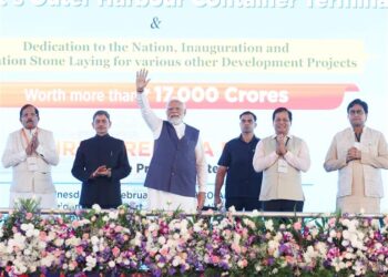 PM lays foundation stone and dedicates to nation multiple development projects worth more than Rs 17,300 crores in Thoothukudi, Tamil Nadu