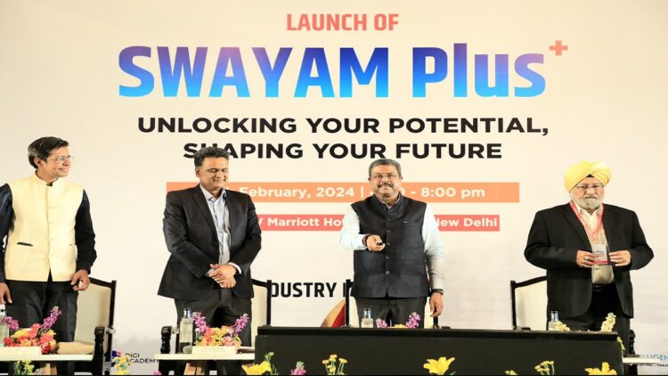 Education Minister launches SWAYAM Plus platform