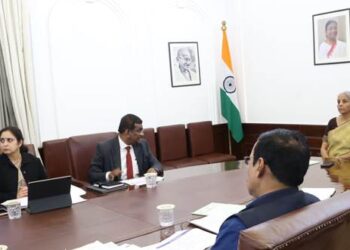 Union Finance Minister Smt. Nirmala Sitharaman reviews performance of National Bank for Financing Infrastructure and Development (NaBFID)