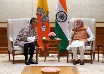 Prime Minister Narendra Modi meets Prime Minister of Bhutan