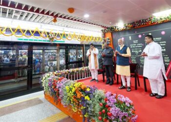 PM inaugurates and lays foundation stone for multiple connectivity projects worth Rs 15,400 crores in Kolkata, West Bengal