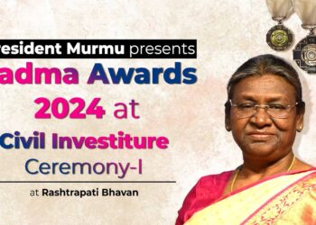 President Of India presents Padma Awards at Rashtrapati Bhavan