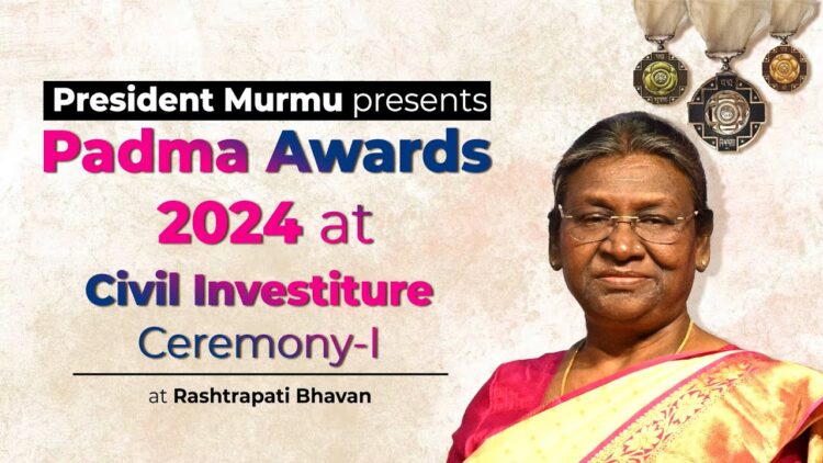 President Of India presents Padma Awards at Rashtrapati Bhavan
