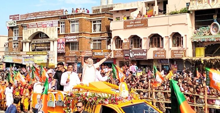 Odisha: PM Modi In Puri, Starts Roadshow After Darshan Of Lord Jagannath