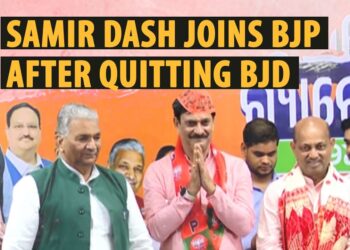 Samir Dash Joins BJP Hours After Quitting BJD