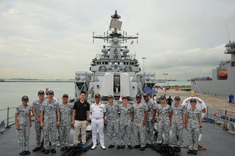 INDIAN NAVAL SHIPS DELHI, SHAKTI, AND KILTAN COMPLETED THEIR VISIT TO SINGAPORE, AS A PART OF THE OPERATIONAL DEPLOYMENT OF THE EASTERN FLEET TO THE SOUTH CHINA SEA