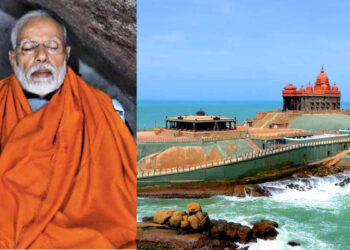 PM Modi Continues Meditation At Vivekananda Rock Memorial In Tamil Nadu, Heavy Security Deployed