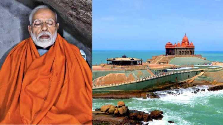 PM Modi Continues Meditation At Vivekananda Rock Memorial In Tamil Nadu, Heavy Security Deployed