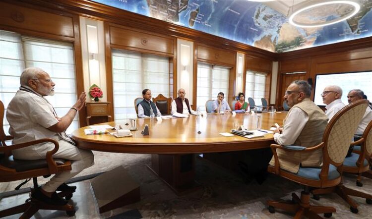 PM Modi holds series of meetings on heatwave to cyclone