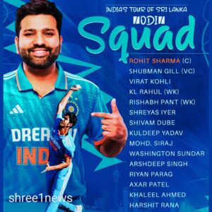 India-ODI squad for SL tour