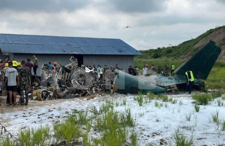 Nepal plane crash: 18 killed as Saurya Airlines aircraft carrying 19 people crashes in Kathmandu