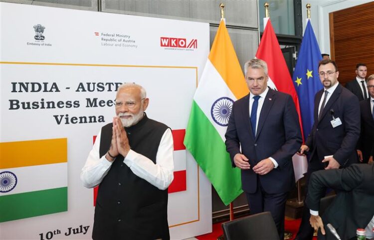 Prime Minister addresses Austria-India CEOs Meeting