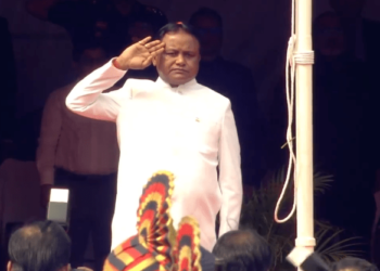 Odisha I-Day Celebrations: CM Mohan Majhi Hoists Tricolour In Bhubaneswar