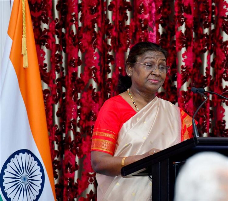 President Murmu Addresses Members of Indian Community in New Zealand