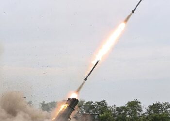 N.Korea Test-Fires Multiple Rocket Launcher Equipped With New Guidance System