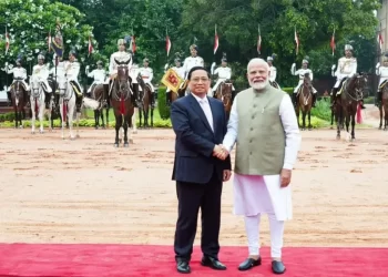Vietnamese PM Accorded Ceremonial Welcome At Rashtrapati Bhavan