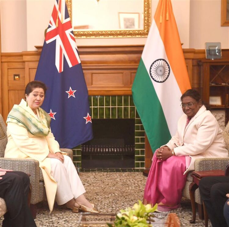 President Of India In New Zealand; Meets Governor General, Prime Minister And Deputy Prime Minister Of New Zealand