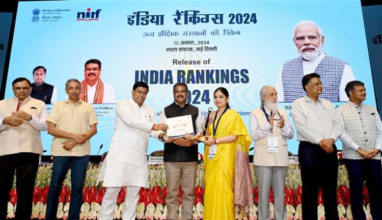 Shri Dharmendra Pradhan releases India Rankings 2024 in New Delhi