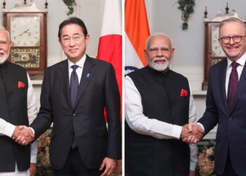 PM Modi holds bilateral talks with Japanese and Australian Prime Ministers