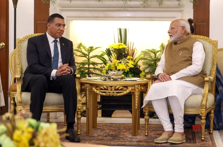 PM Modi Meets Jamaican Counterpart Holness, Discusses Bilateral Ties