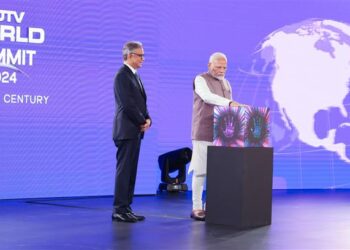 Prime Minister Shri Narendra Modi addresses NDTV World Summit 2024 in New Delhi