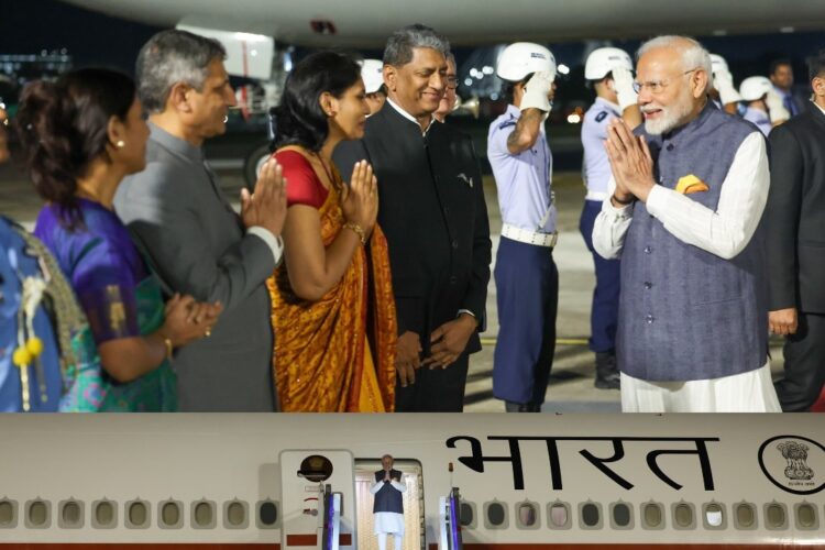 PM Modi Arrives In Brazil To Participate In G20 Summit