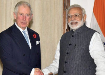 Prime Minister Narendra Modi speaks with His Majesty King Charles III of the UK