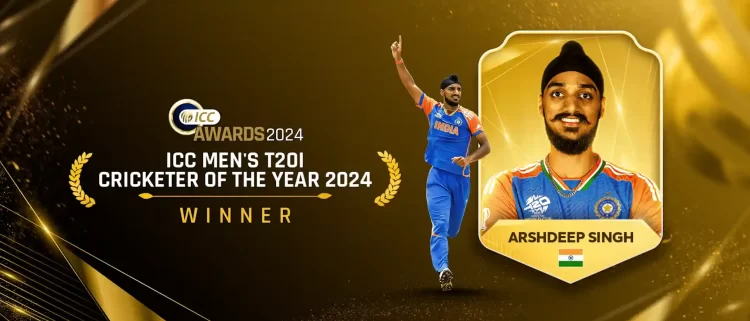 Arshdeep Singh Named ICC Men’s T20I Cricketer Of The Year