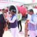 CM Majhi, Dharmendra Pradhan Welcome Singapore President Thurman Sanmugaratnam At Bhubaneswar Airport
