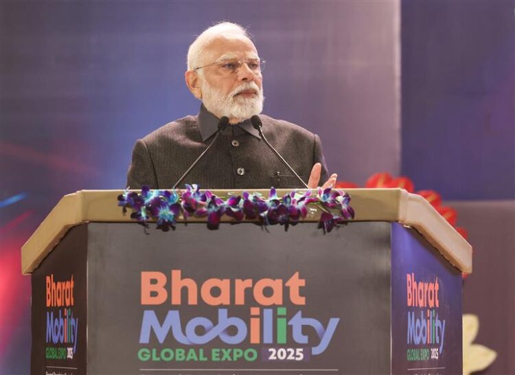 Prime Minister Shri Narendra Modi inaugurates Bharat Mobility Global Expo 2025