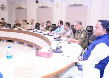CM Majhi Chairs High-Level Meeting On Law & Order Situation In State