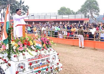 CM Mohan Majhi unfurls National Flag on 76th Republic Day in Cuttack