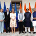 S Jaishankar and Piyush Goyal at the The 2nd India - EU Trade and Technology Council meeting