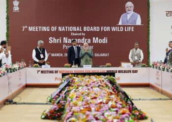 PM chairs the 7th meeting of National Board for Wildlife on 3rd March in Gir