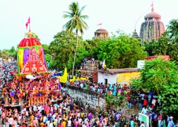 Bhubaneswar Drenched In Devotion As Rukuna Rath Yatra Of Lord Lingaraj Kicks Off