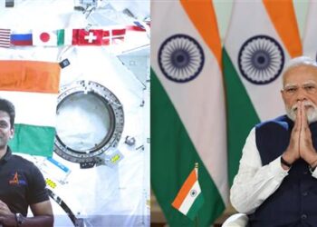 PM Modi interacts with Group Captain Shubhanshu Shukla, first Indian aboard the International Space Station
